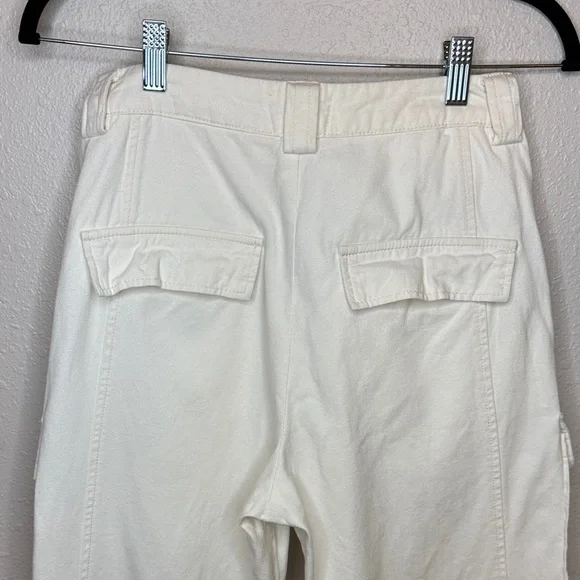 Pistola Morgan Cargo High Rise‎ Pants in Cream - size 25 - Picture 14 of 15